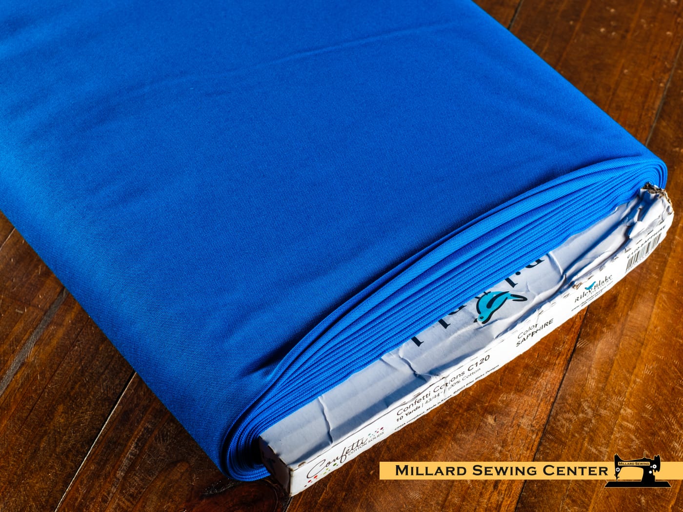 Cotton Fabric, 43"/44" Wide Confetti Cotton™ in Sapphire by Riley Blake Designs