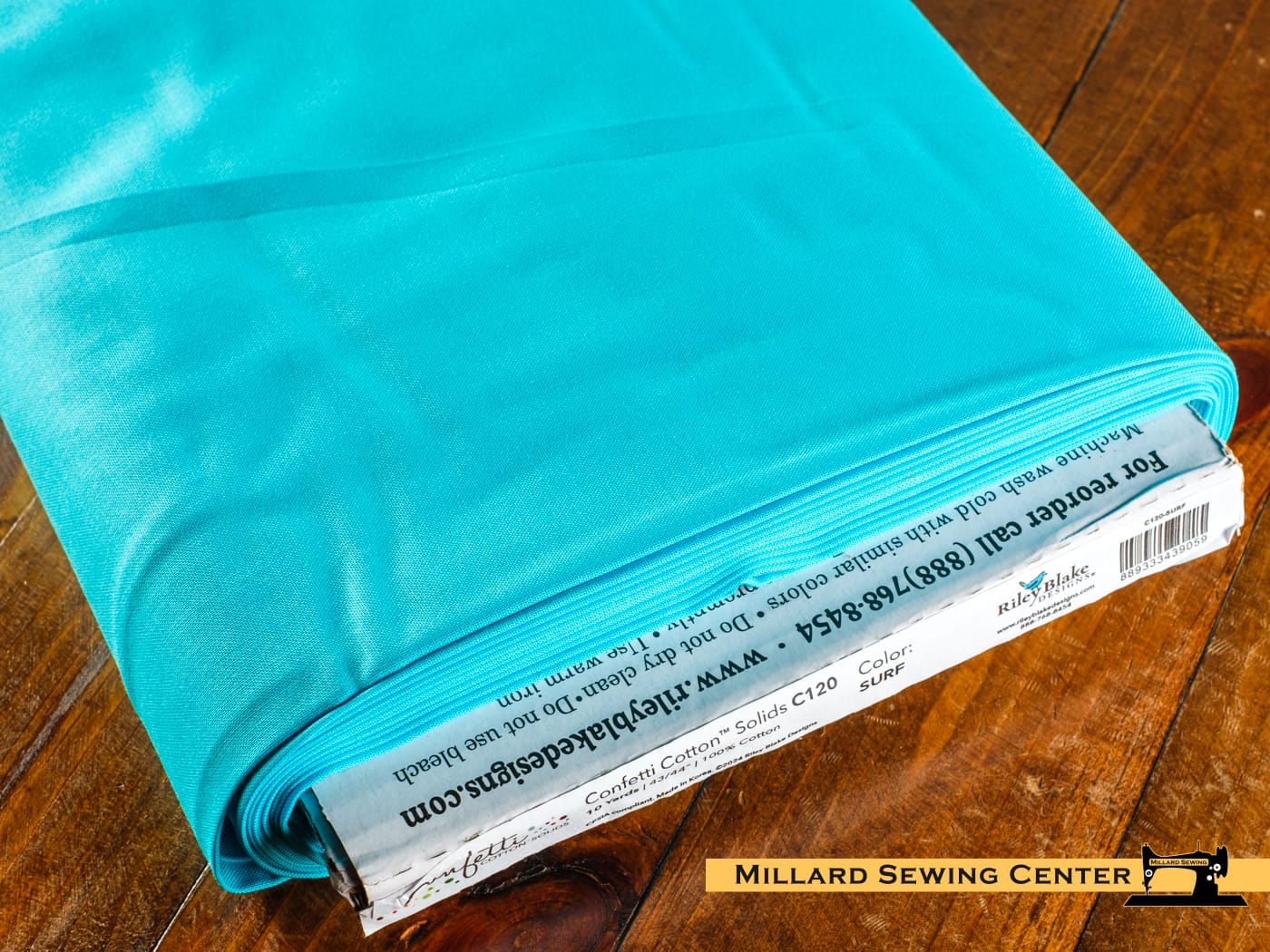 Cotton Fabric, 43"/44" Wide Confetti Cotton™ in Surf by Riley Blake Designs