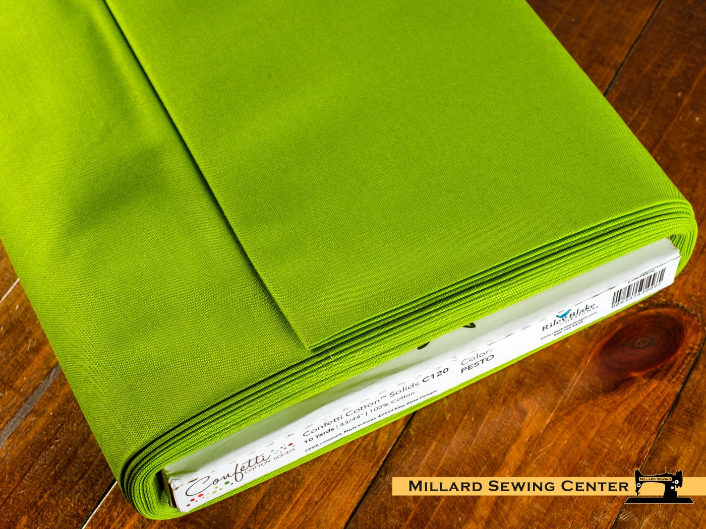 Cotton Fabric, 43"/44" Wide Confetti Cotton™ in Pesto by Riley Blake Designs