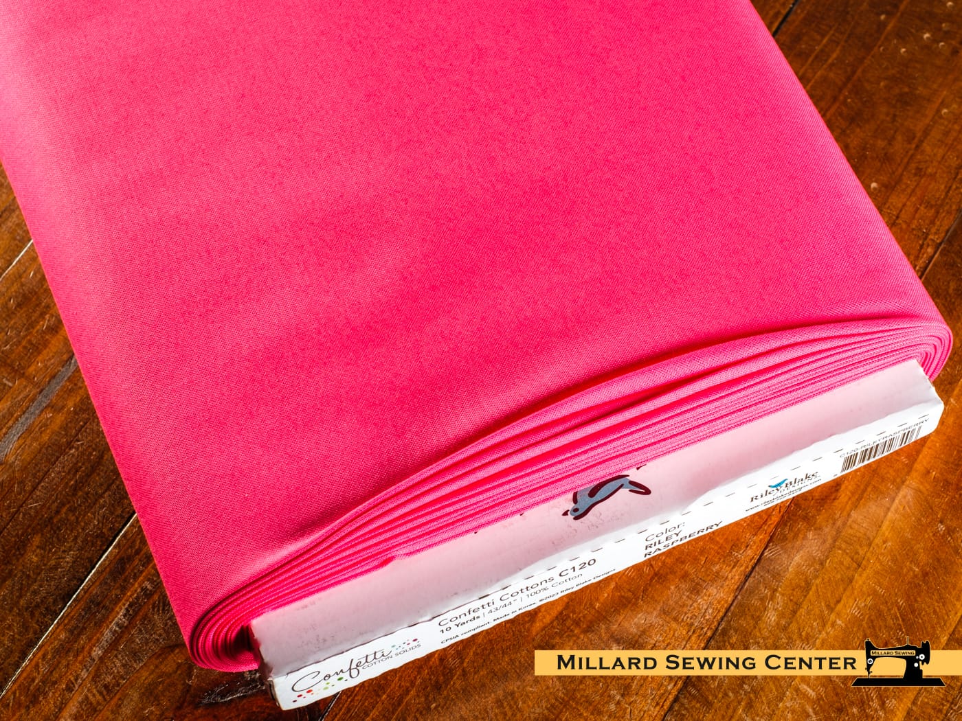 Cotton Fabric, 43"/44" Wide Confetti Cotton™ in Riley Raspberry by Riley Blake Designs