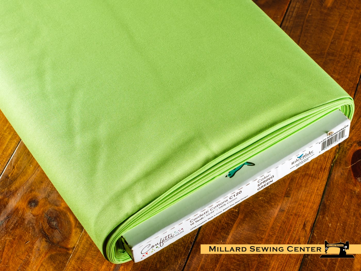 Cotton Fabric, 43"/44" Wide Confetti Cotton™ in Spring Green by Riley Blake Designs