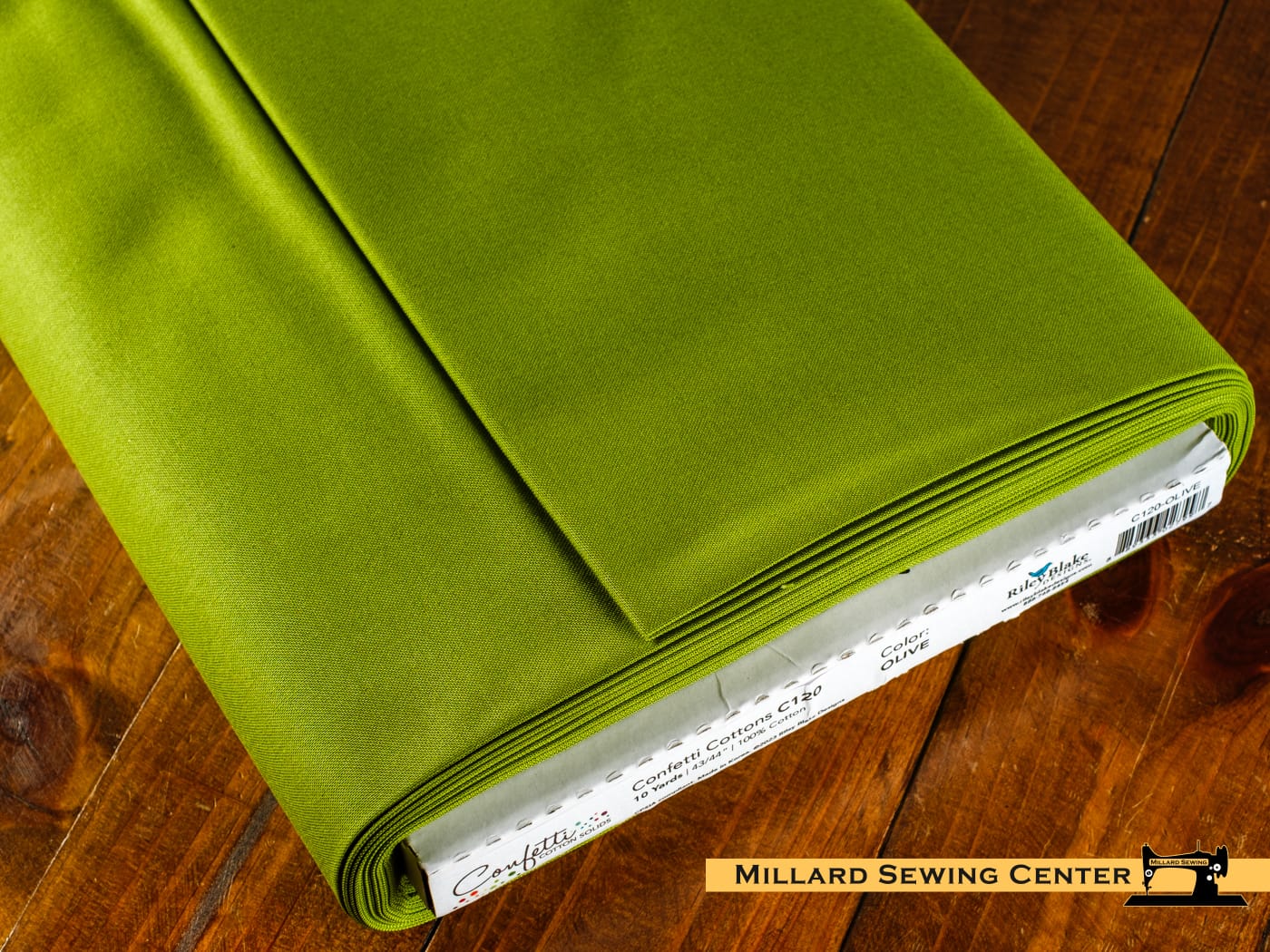 Cotton Fabric, 43"/44" Wide Confetti Cotton™ in Olive by Riley Blake Designs