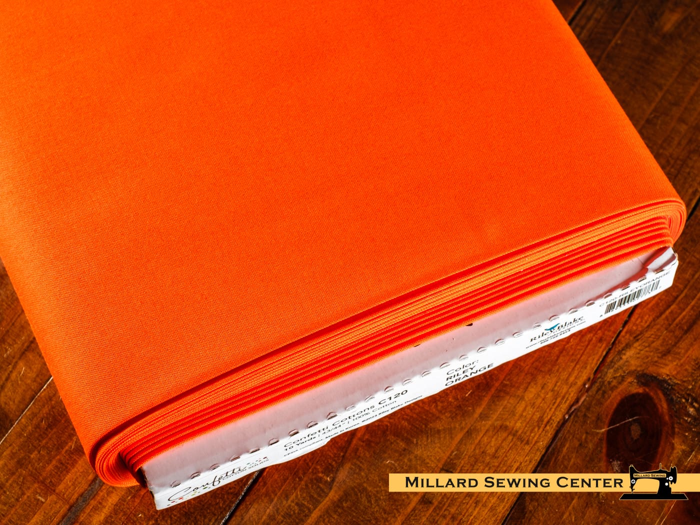 Cotton Fabric, 43"/44" Wide Confetti Cotton™ in Riley Orange by Riley Blake Designs