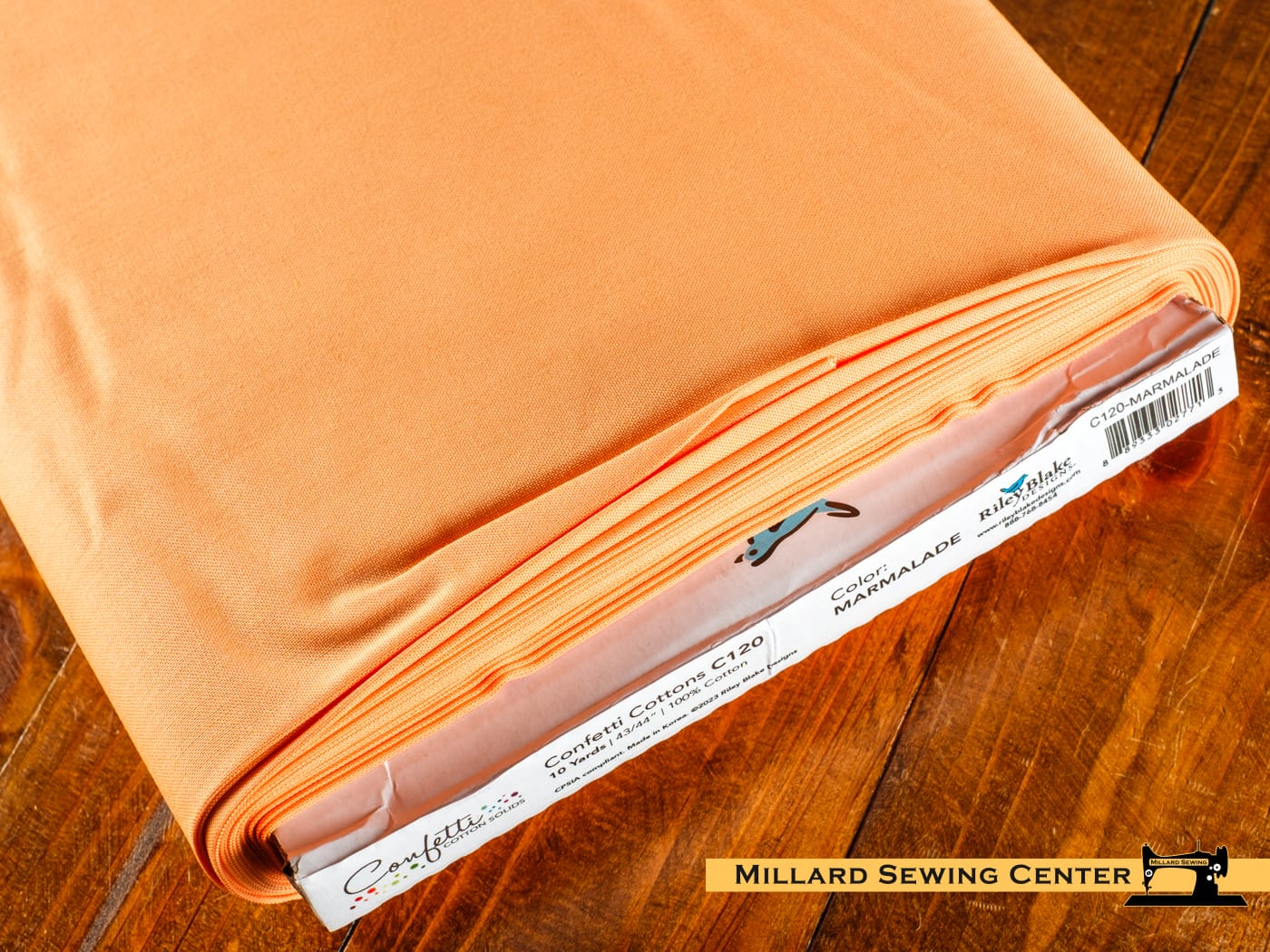 Cotton Fabric, 43"/44" Wide Confetti Cotton™ in Marmalade by Riley Blake Designs