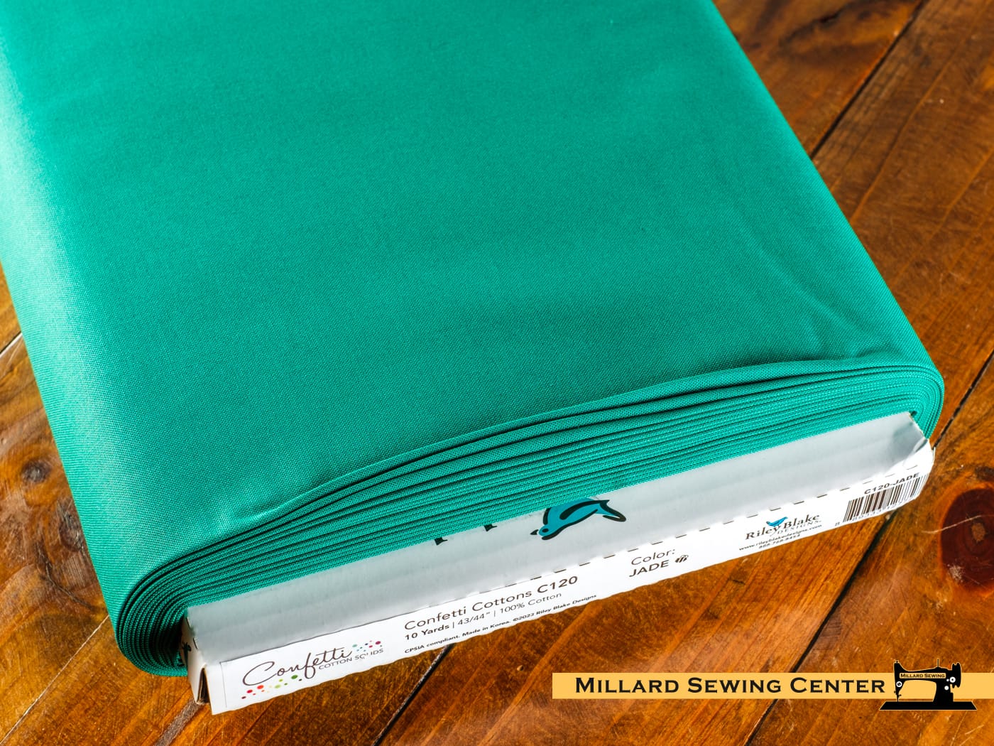 Cotton Fabric, 43"/44" Wide Confetti Cotton™ in Jade by Riley Blake Designs