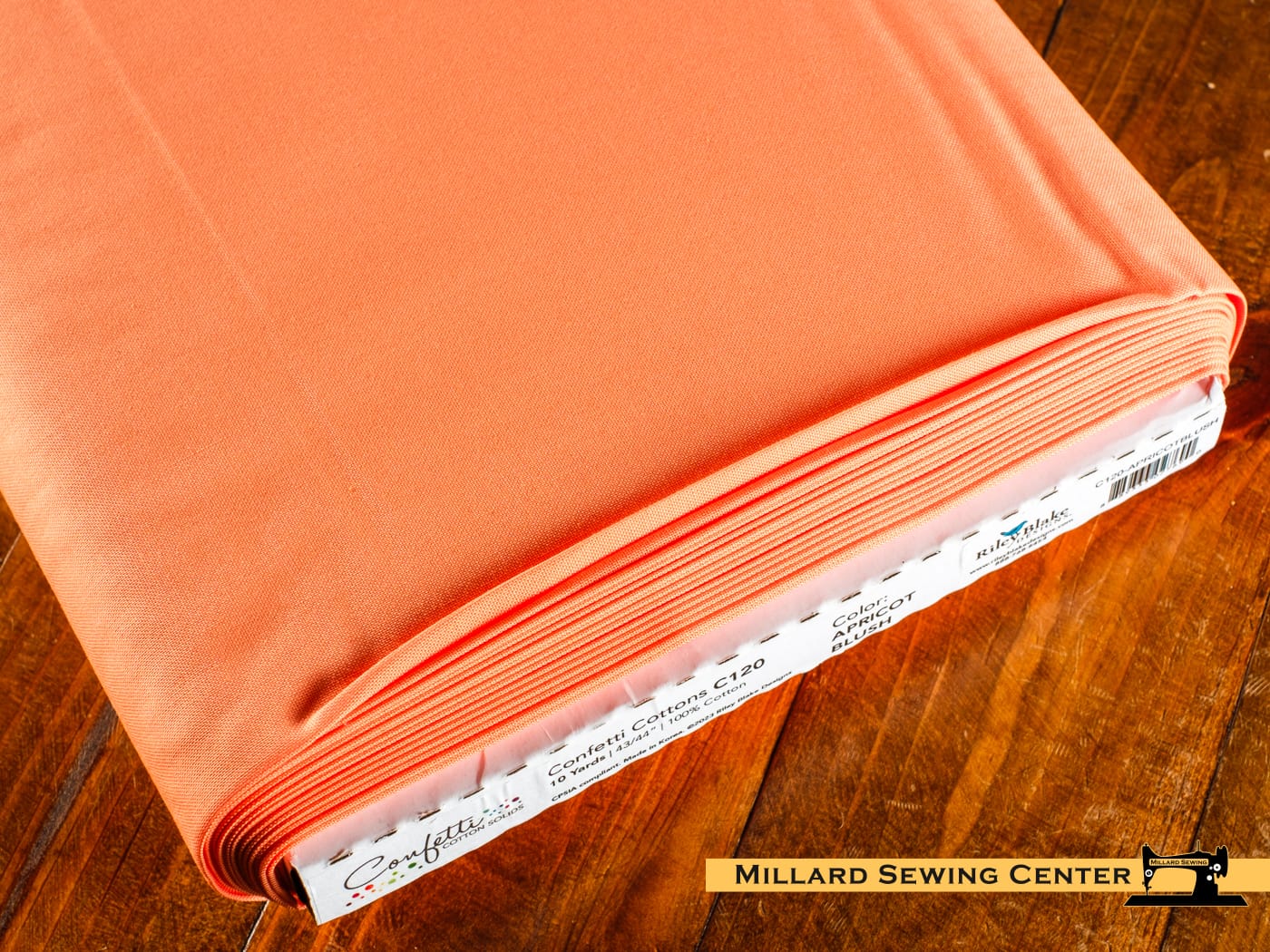 Cotton Fabric, 43"/44" Wide Confetti Cotton™ in Apricotblush by Riley Blake Designs