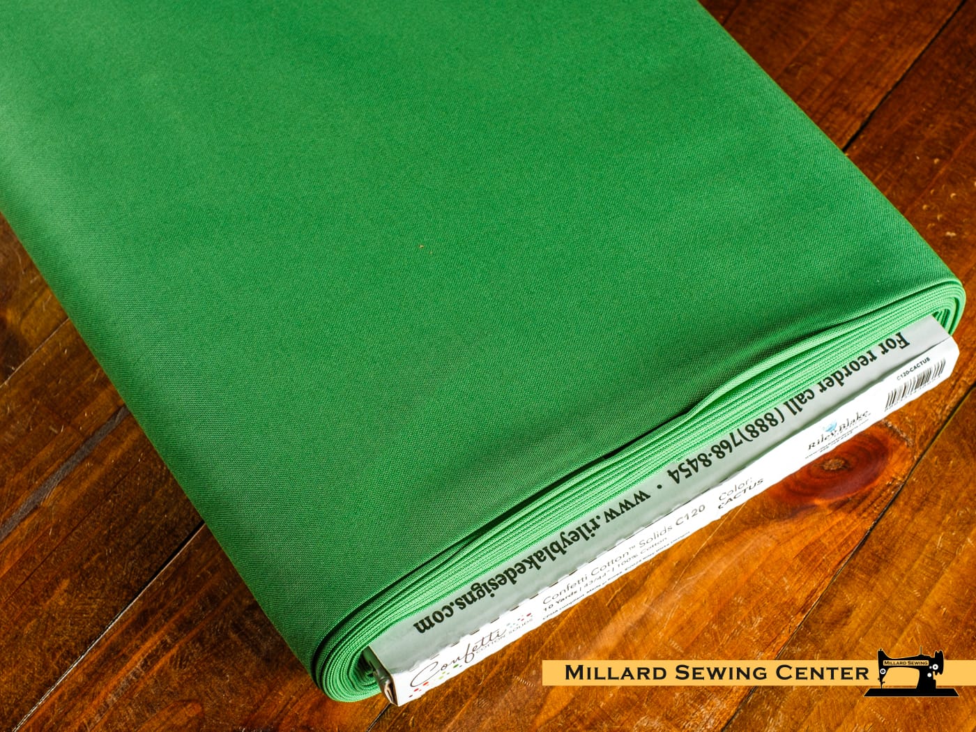 Cotton Fabric, 43"/44" Wide Confetti Cotton™ in Cactus by Riley Blake Designs