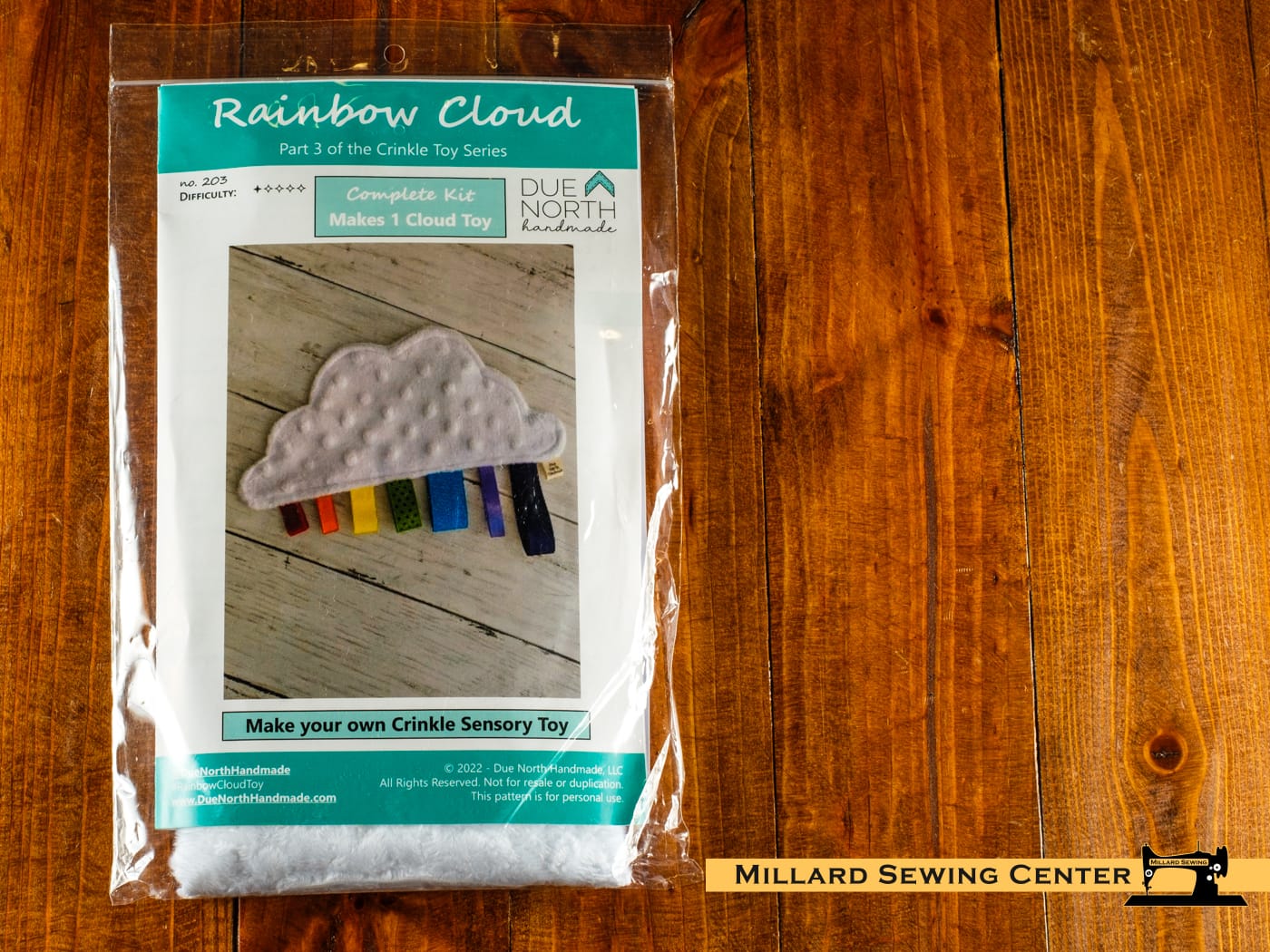 Rainbow Cloud Toy Pattern Kit by Kate Bierle