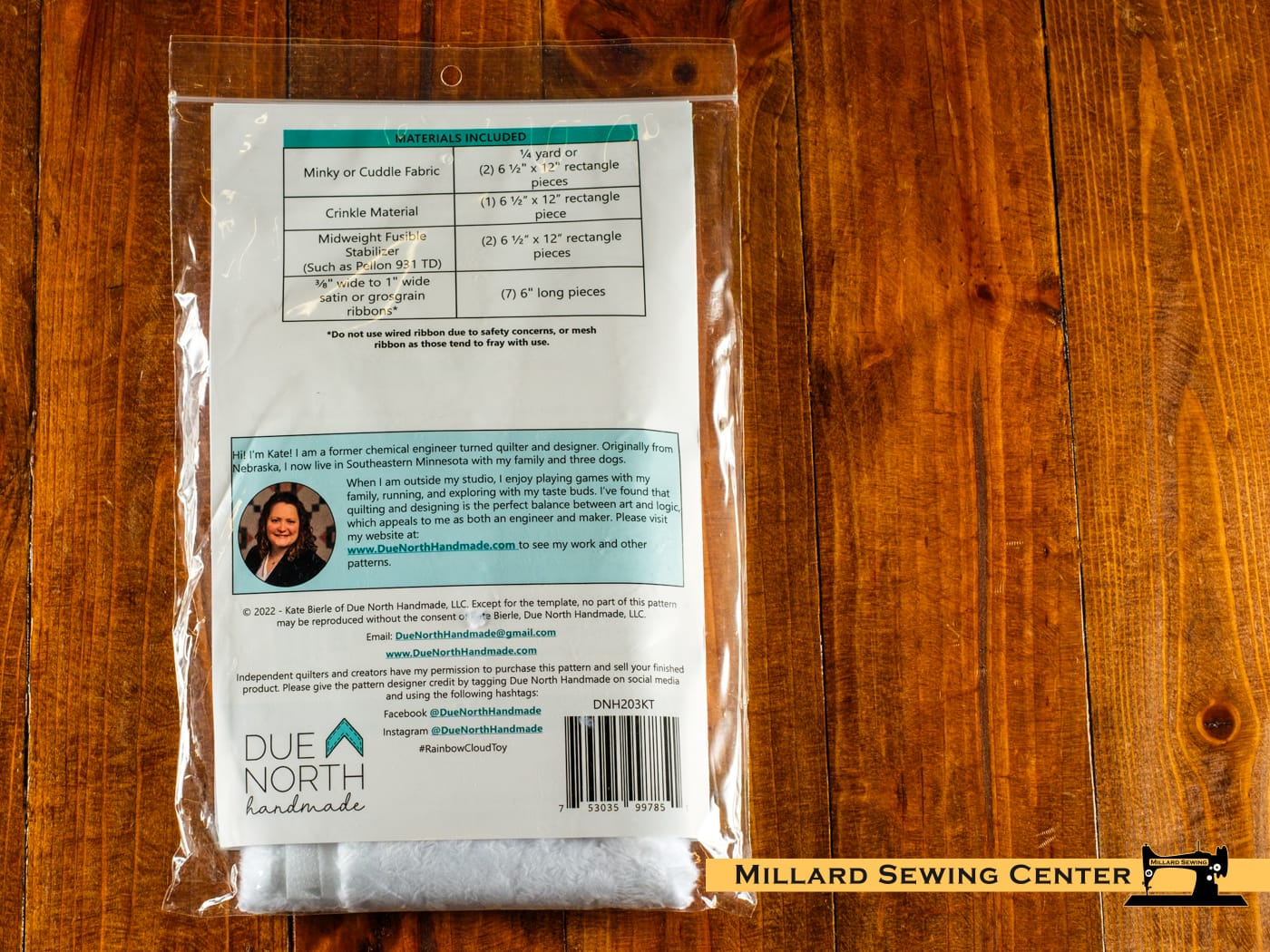 Rainbow Cloud Toy Pattern Kit by Kate Bierle - Image 2