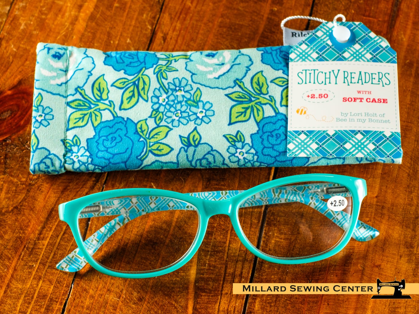 Stitchy Readers™, +2.50 strength, by Lori Holt from Riley Blake Designs