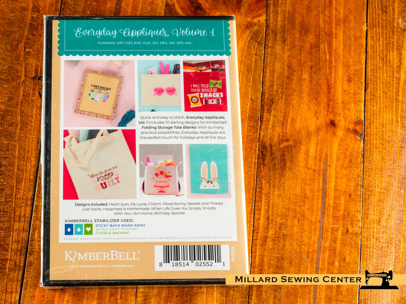 Everyday Appliqués Vol 1 Machine Embroidery Designs by Kimberbell - Image 2