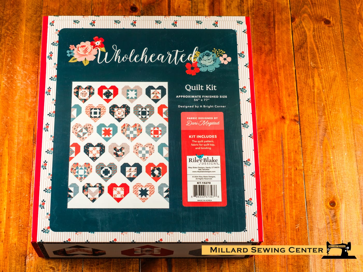 Quilt Kit, Vintage Charm Wholehearted by Riley Blake Designs
