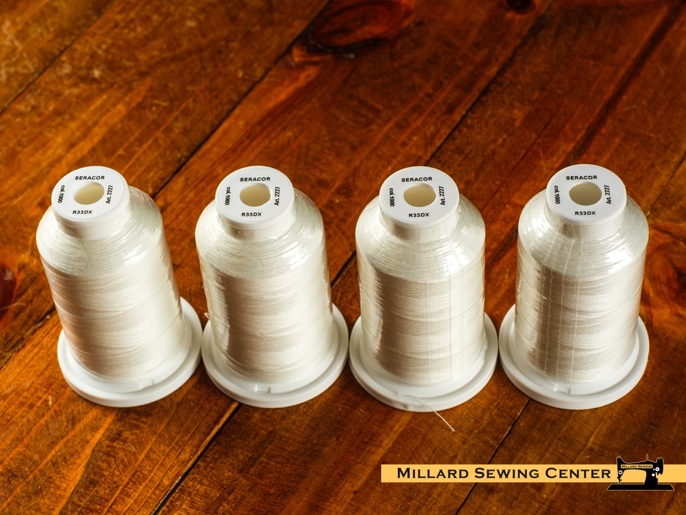 Seracor All Purpose Serger Thread in 1000 Eggshell by Mettler - Image 3