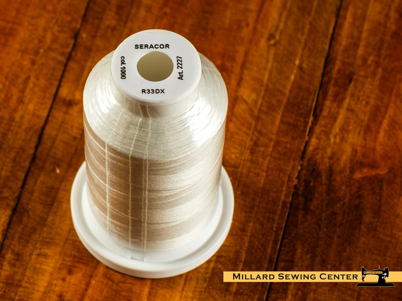 Seracor All Purpose Serger Thread in 1000 Eggshell by Mettler - Image 2