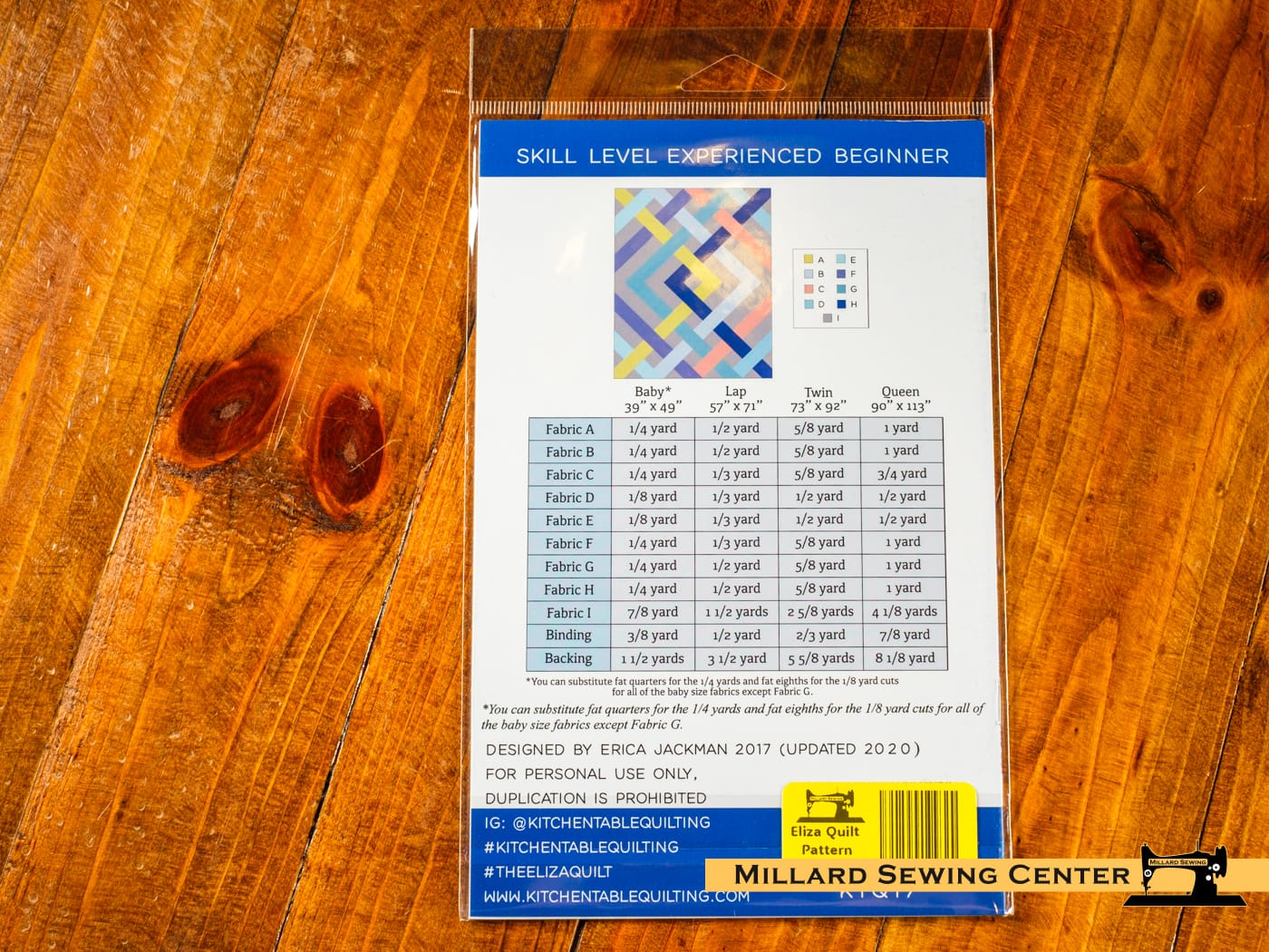 Quilt Pattern, Eliza by Erica Jackman of Kitchen Table Quilting - Image 2