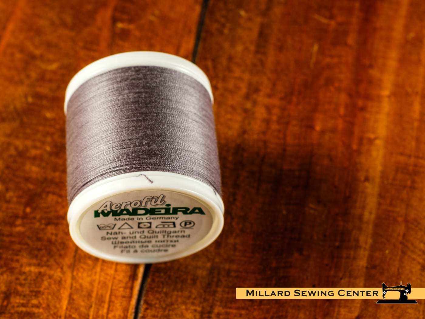 Aerofil 40wt Polyester Thread in 8111 Steel Grey by Madeira