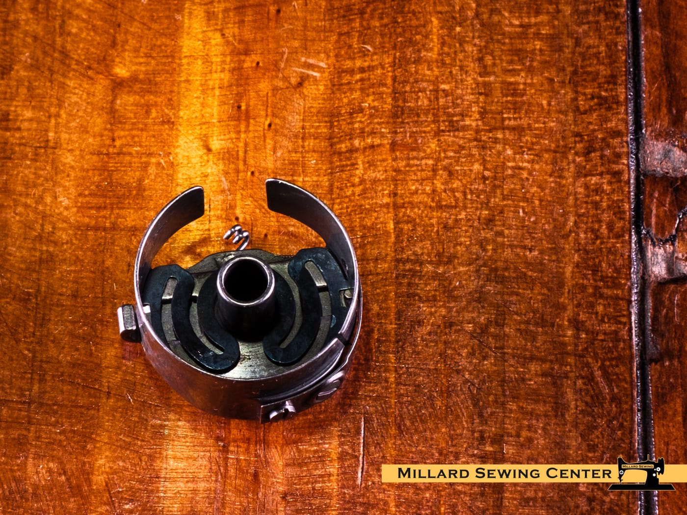 Bobbin Case for Rotary Hook Sewing Machine with Pigtail Spring - Image 6