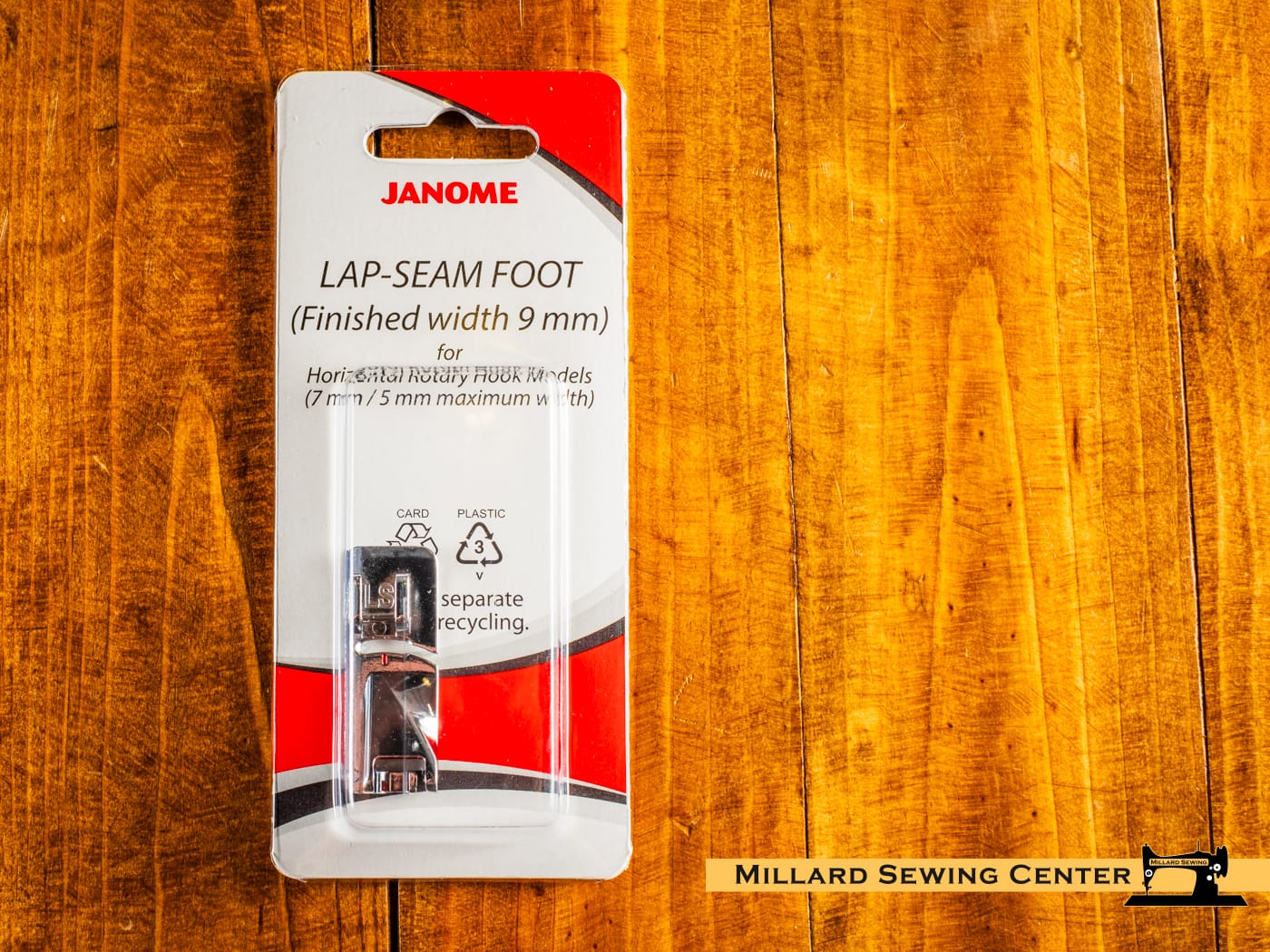 Lap Seam Foot for 9mm Elna & Janome Sewing Machines