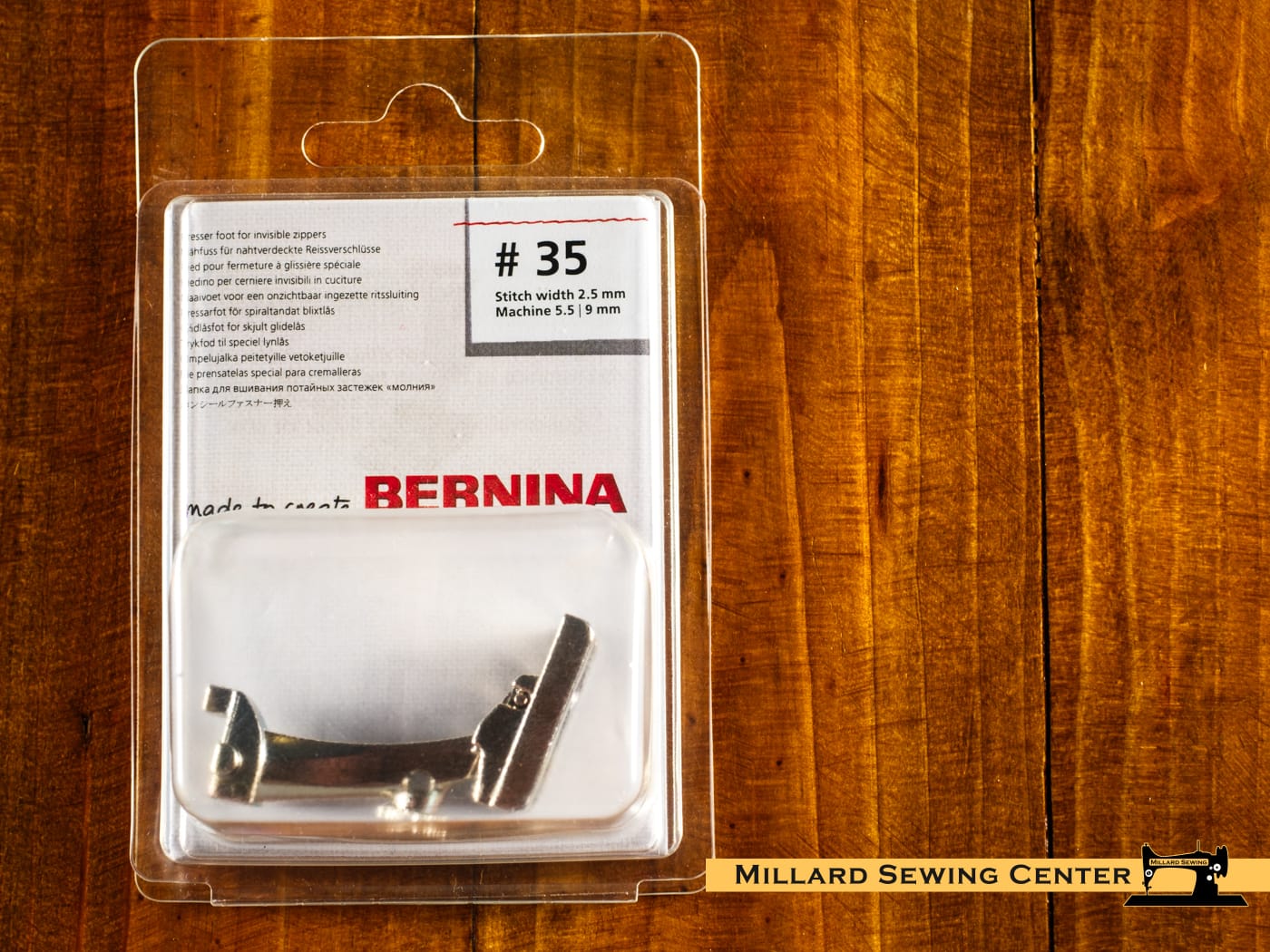 Zipper Foot, Invisible for Bernina Sewing Machines - Image 4