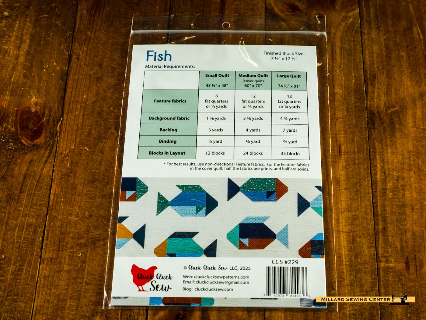 Fish Quilt Pattern by Allison Harris - Image 2