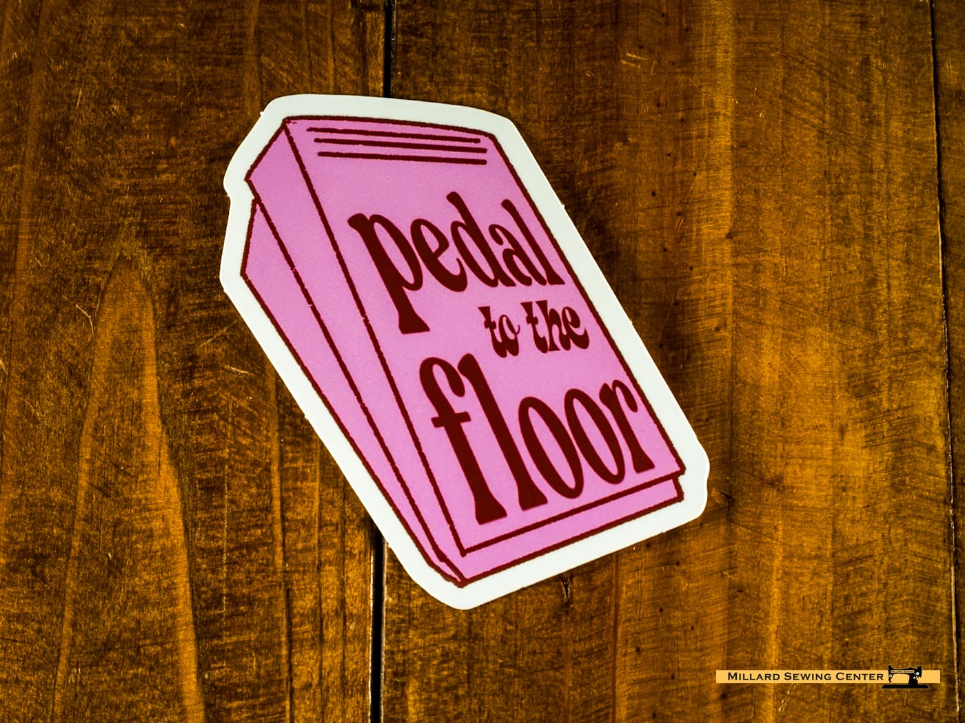 Pedal to the Floor Vinyl Stickers By Feral Notions
