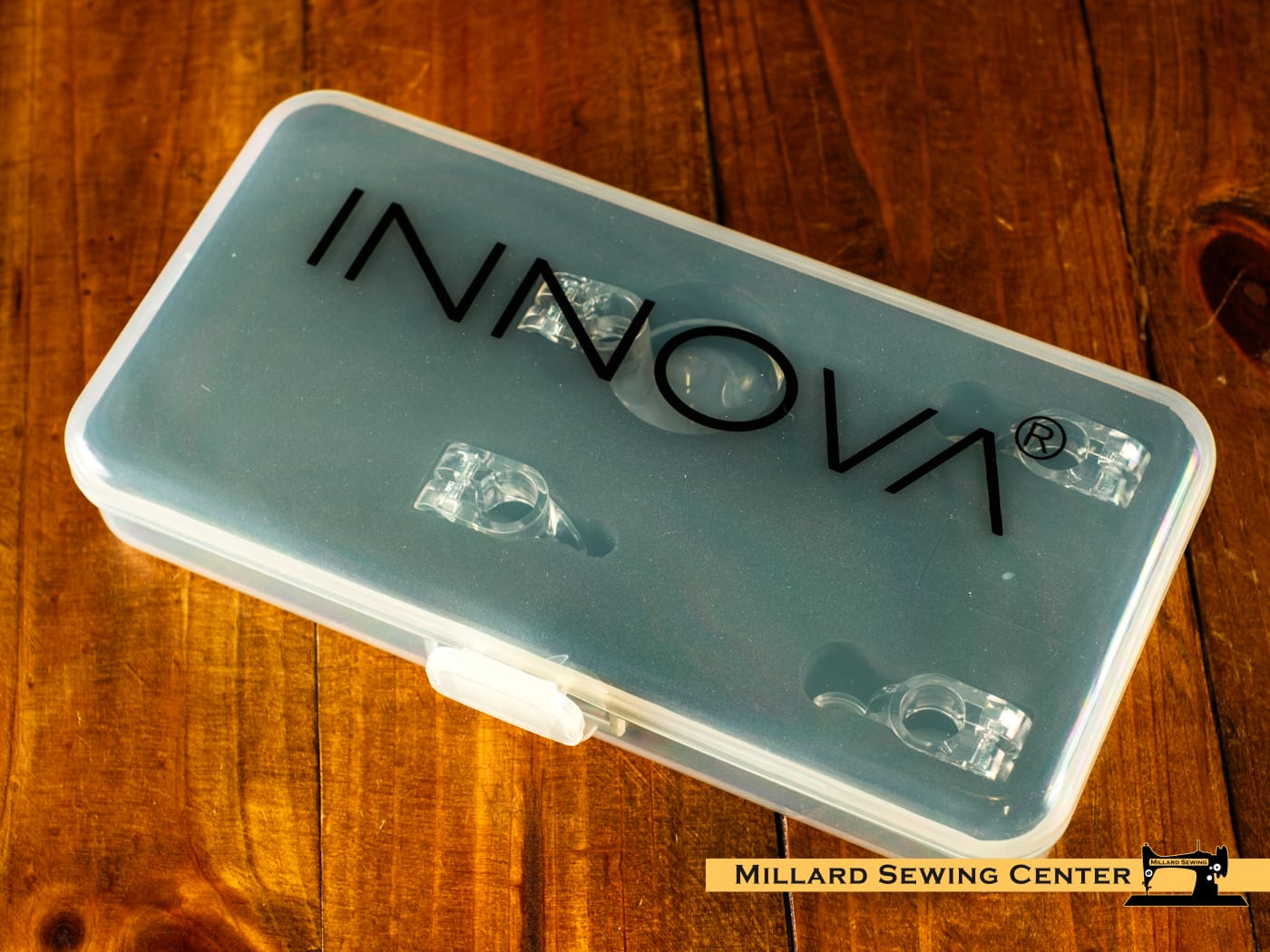 Clear Plastic Standard Feet Set for Innova Long Arm Sewing Machine - Image 3