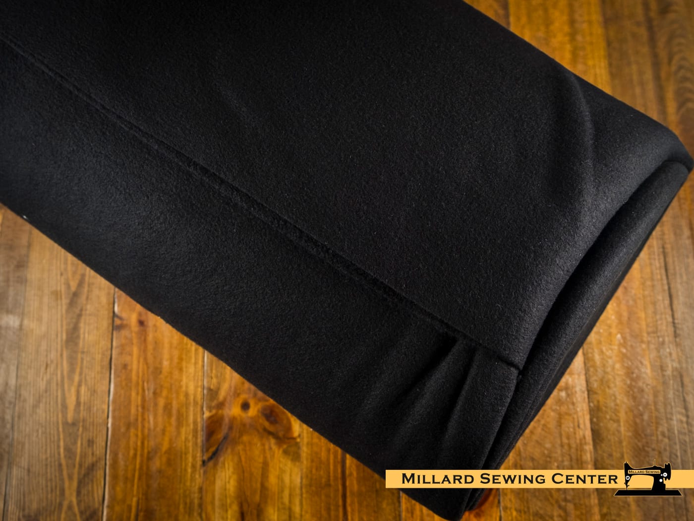 Polyester Fabric, 60″ Wide Anti Pill Fleece Solids in Black by EESCO