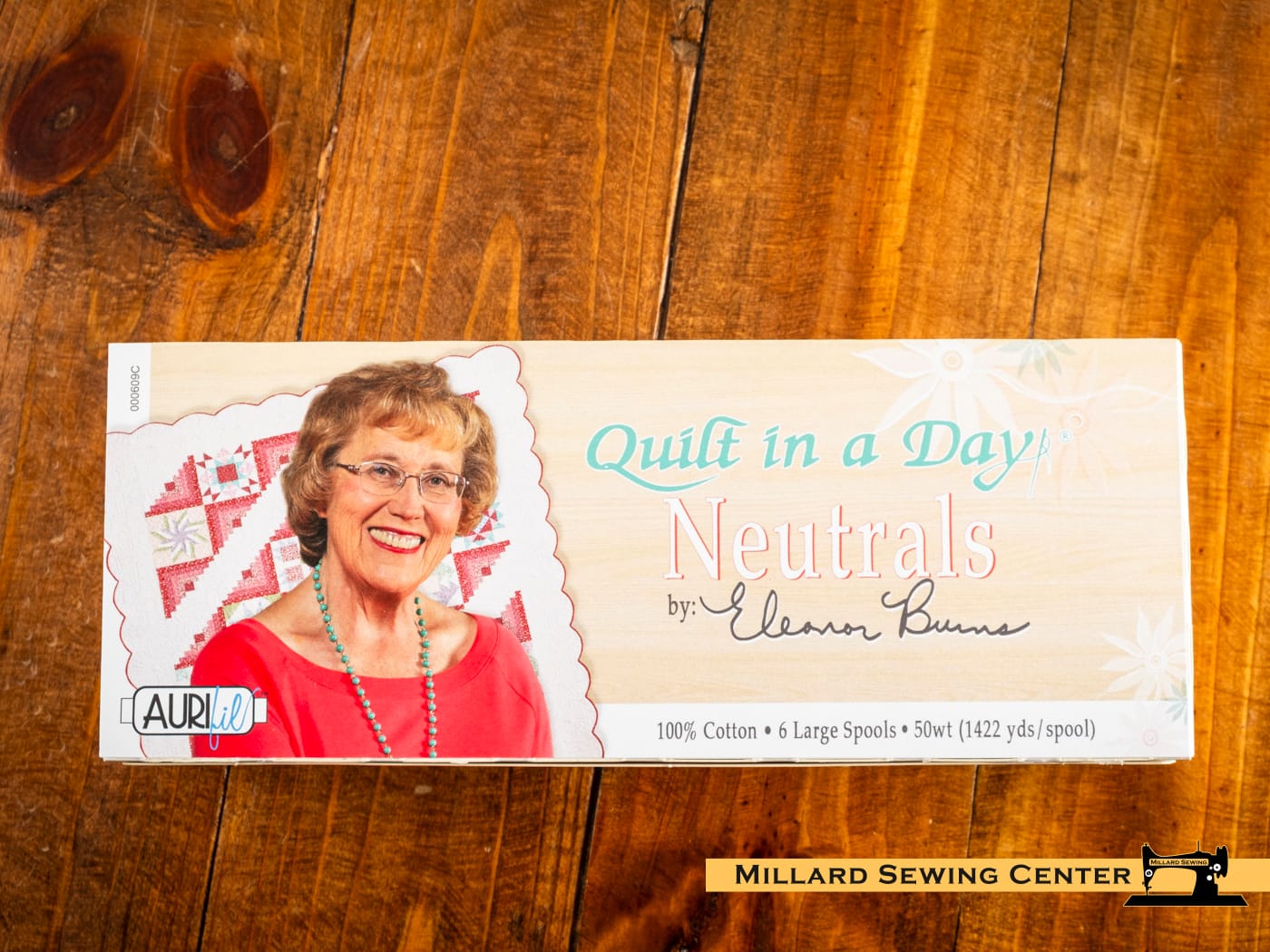 Quilt In a Day by Eleanor Burns, 50wt Thread Collection by Aurifil