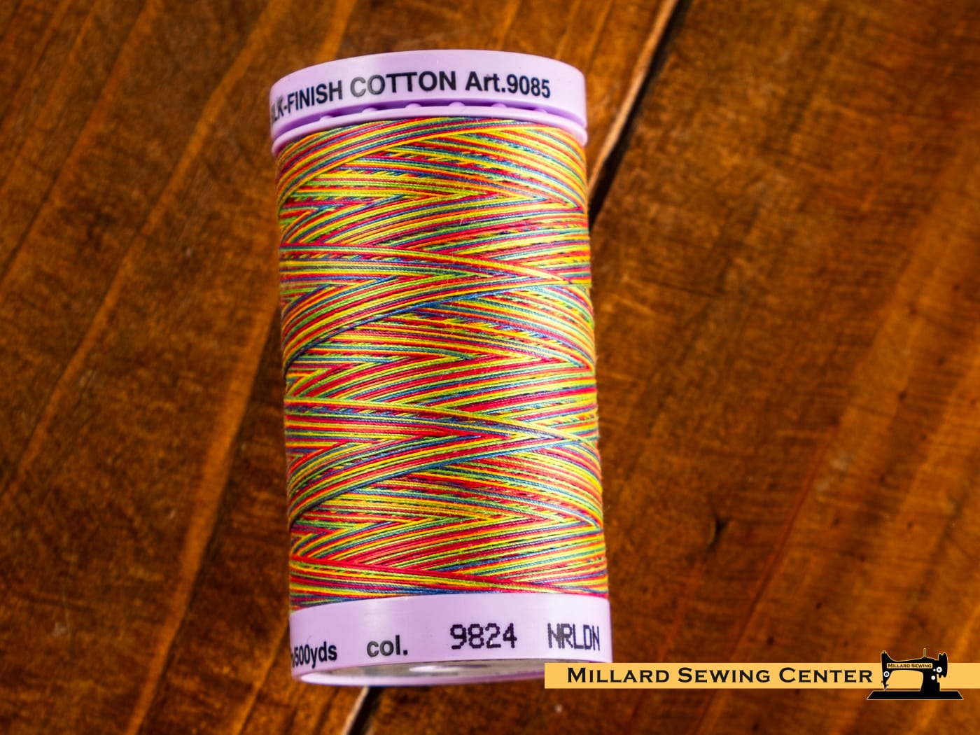 Silk Finish 50wt Mercerized Cotton Sewing Thread in 9824 Prime Kids by Mettler