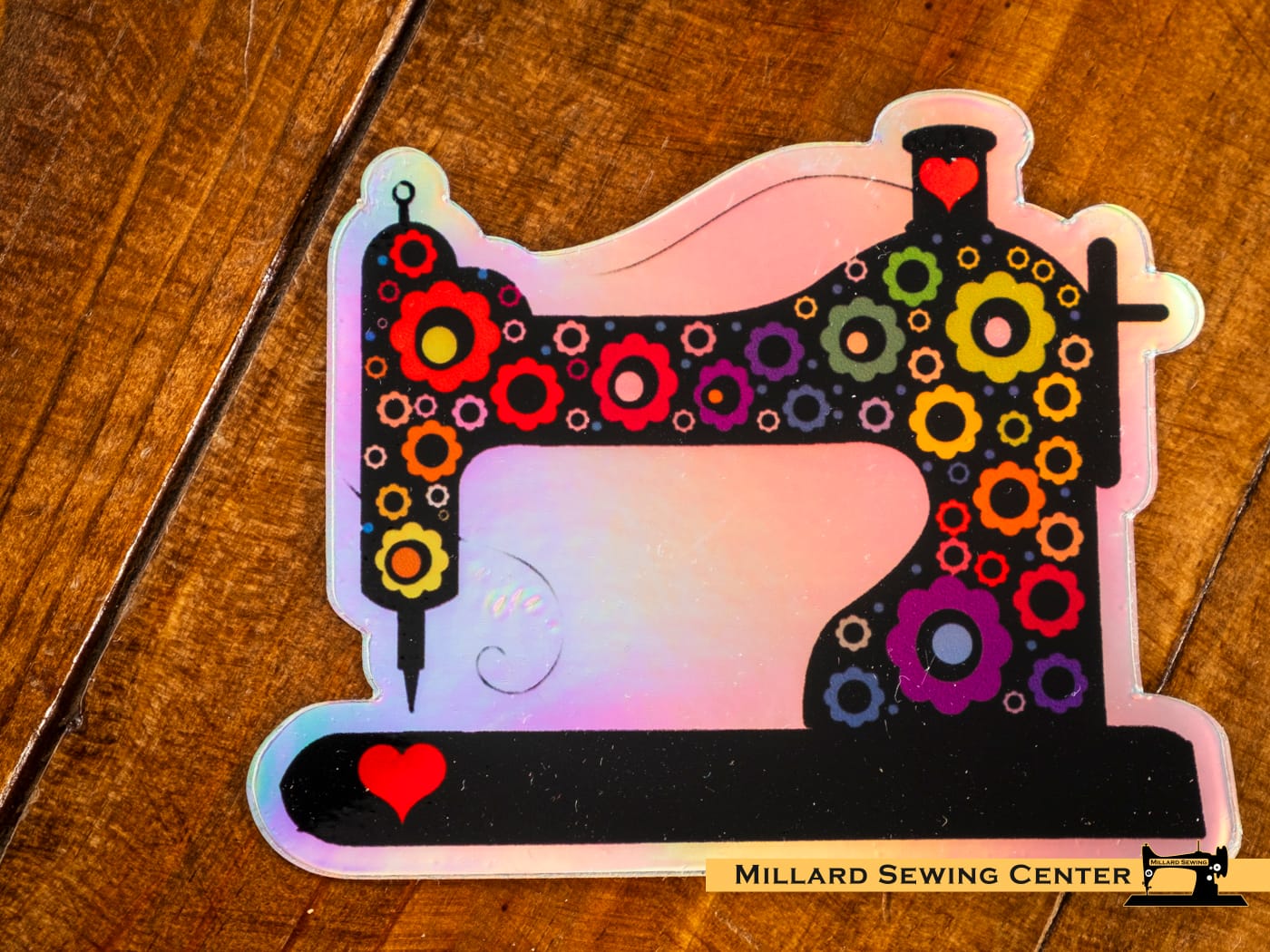 Groovy Sewing Machine Sticker by Bucklebee - Image 4