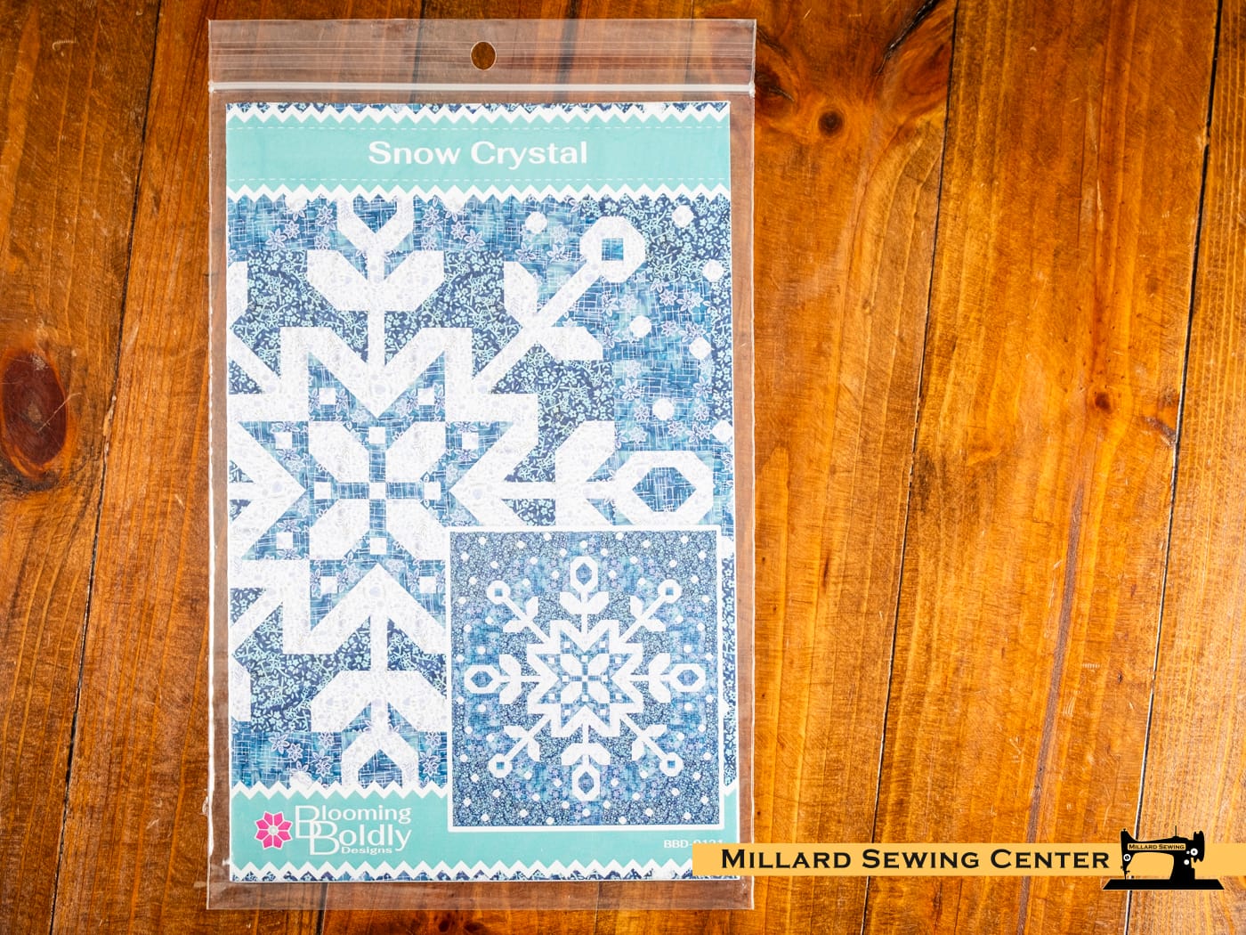 The Snow Crystal Quilt Pattern by Blooming Boldly for Riley Blake Designs