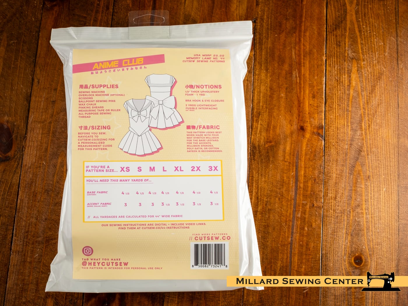 Anime Club Pattern by Cut/Sew - Image 2