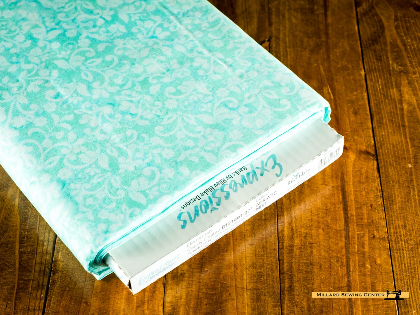 Cotton Fabric, 43"/44" Wide Expressions Batiks Elementals in Adriatic Mist by Riley Blake Designs