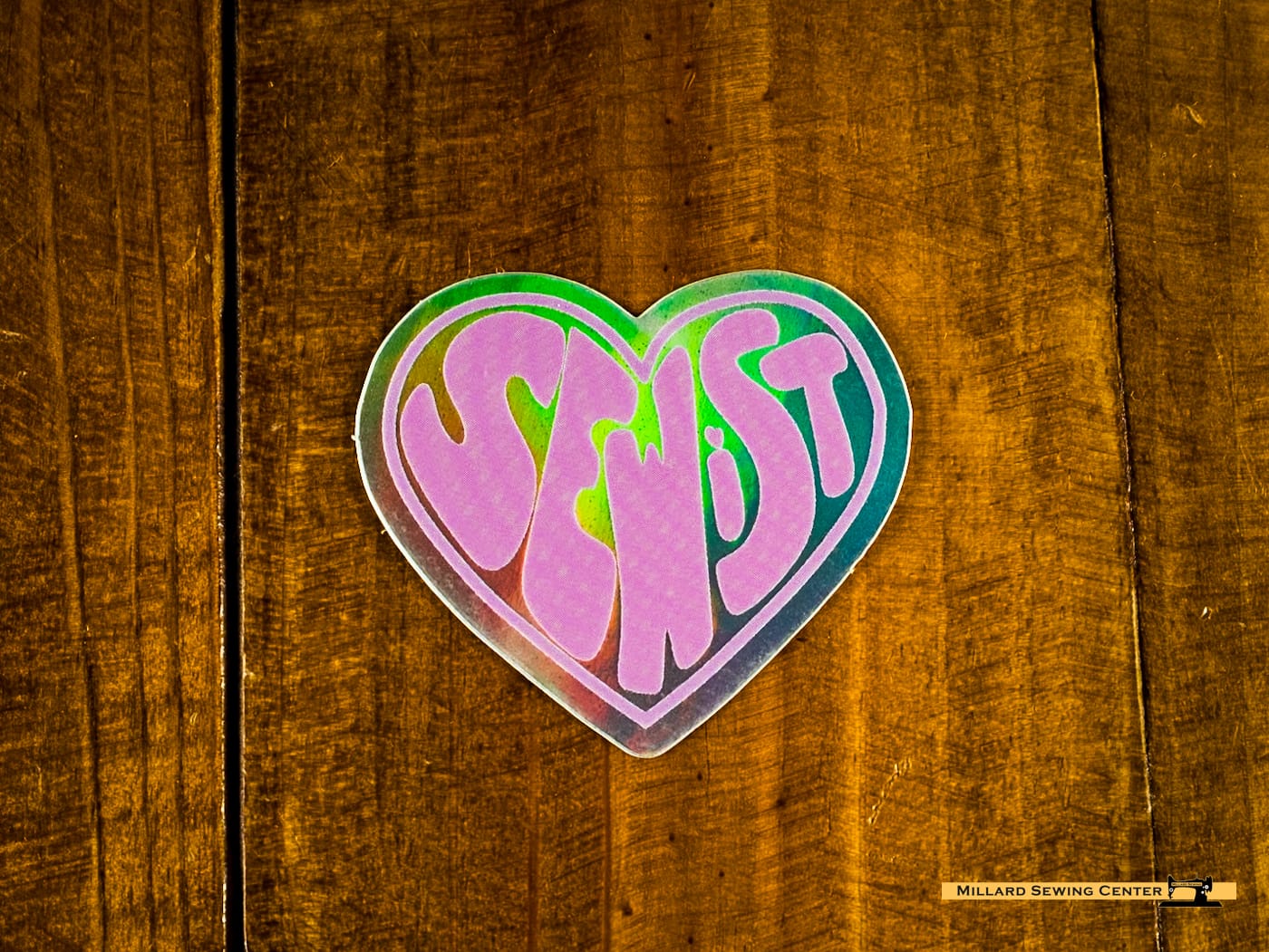 Holographic Sewist Vinyl Stickers By Feral Notions