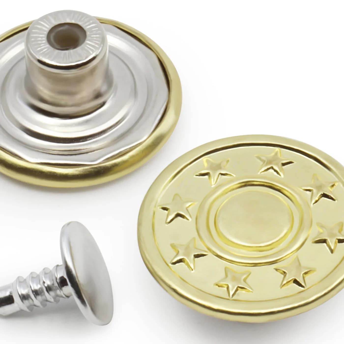 Buttons, Jean Buttons, (Gold) by Dritz - Image 2