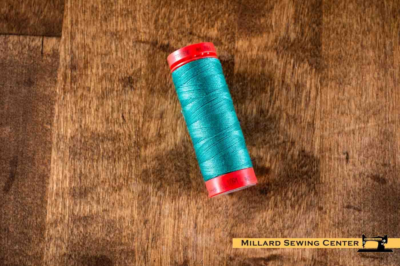 Metrosene All Purpose Polyester Sewing Thread in 1091 Deep Aqua by Mettler