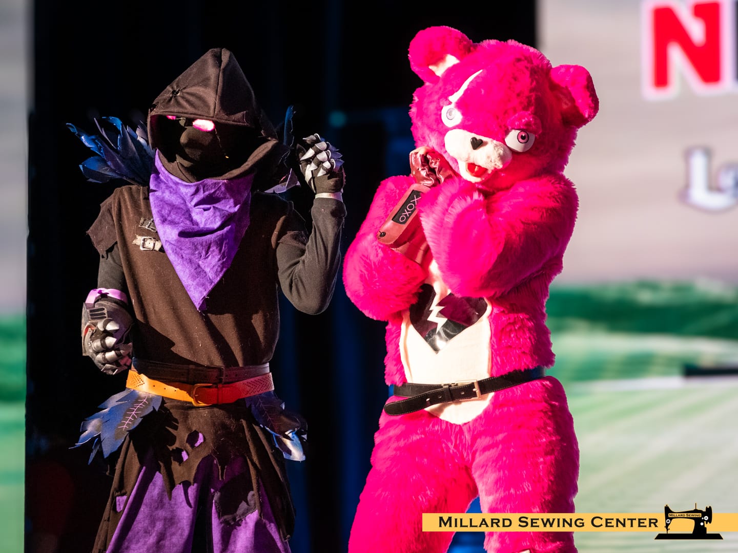 CureLaceCosplays & Monkeybug as Cuddle Team Leader and Raven (Fortnite)