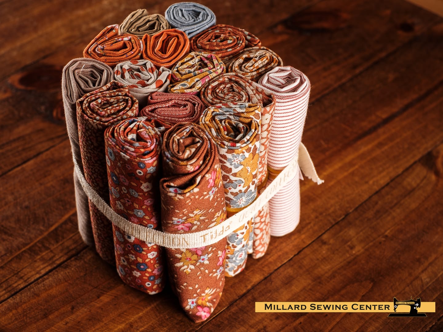 Cotton Fabric, Fat Eighth Bundle in Autumn by Tilda - Image 2