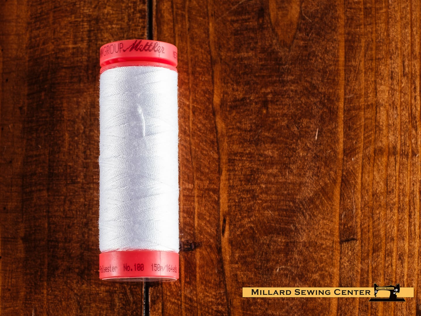 Metrosene All Purpose Polyester Sewing Thread in 2000 White by Mettler - Image 2