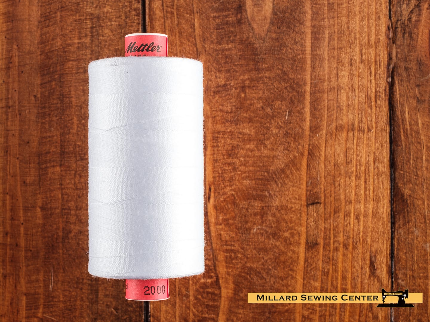 Metrosene All Purpose Polyester Sewing Thread in 2000 White by Mettler - Image 4