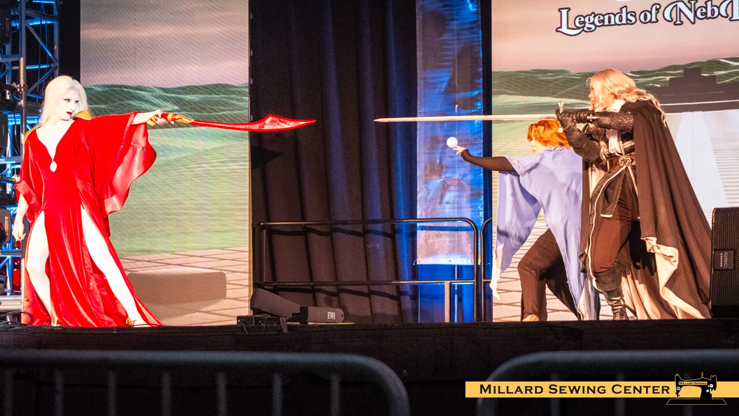 CN, Kristin, Loki of Asgaurd as Alucard, Carmilla, & Sypha (Castlevania)