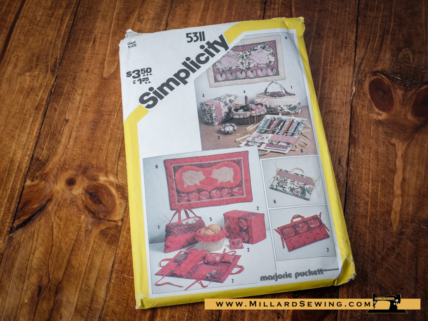 Simplicity 5311 Pattern, String Quilted Sewing Accessory Pattern