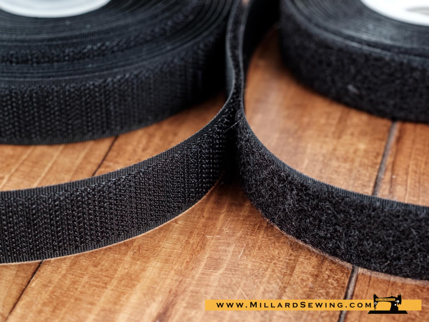 Hook & Loop Sew On Tape by Velcro 3/4" Black