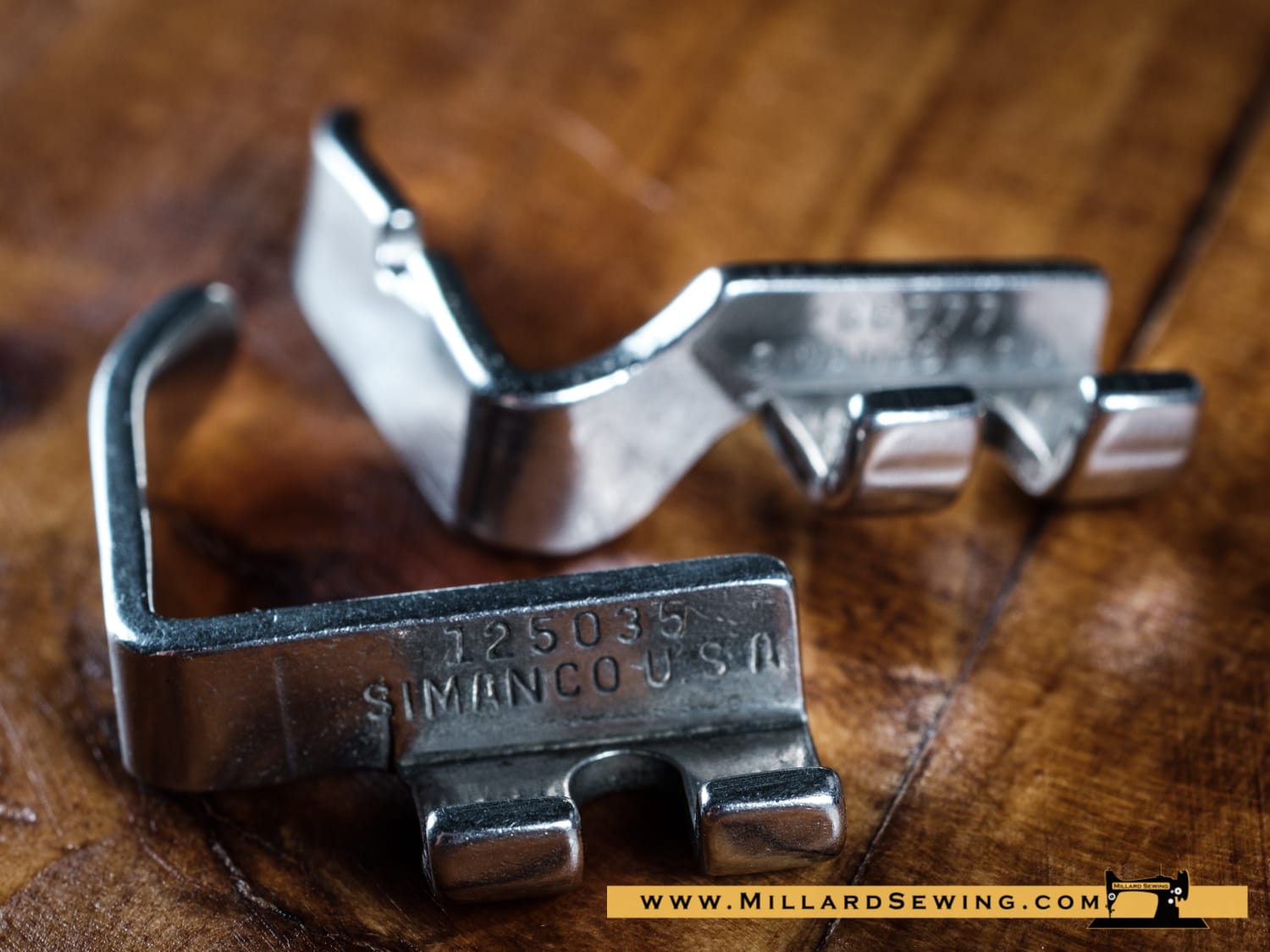 Cording Feet Pair by Simanco for Singer Sewing Machines - Image 3