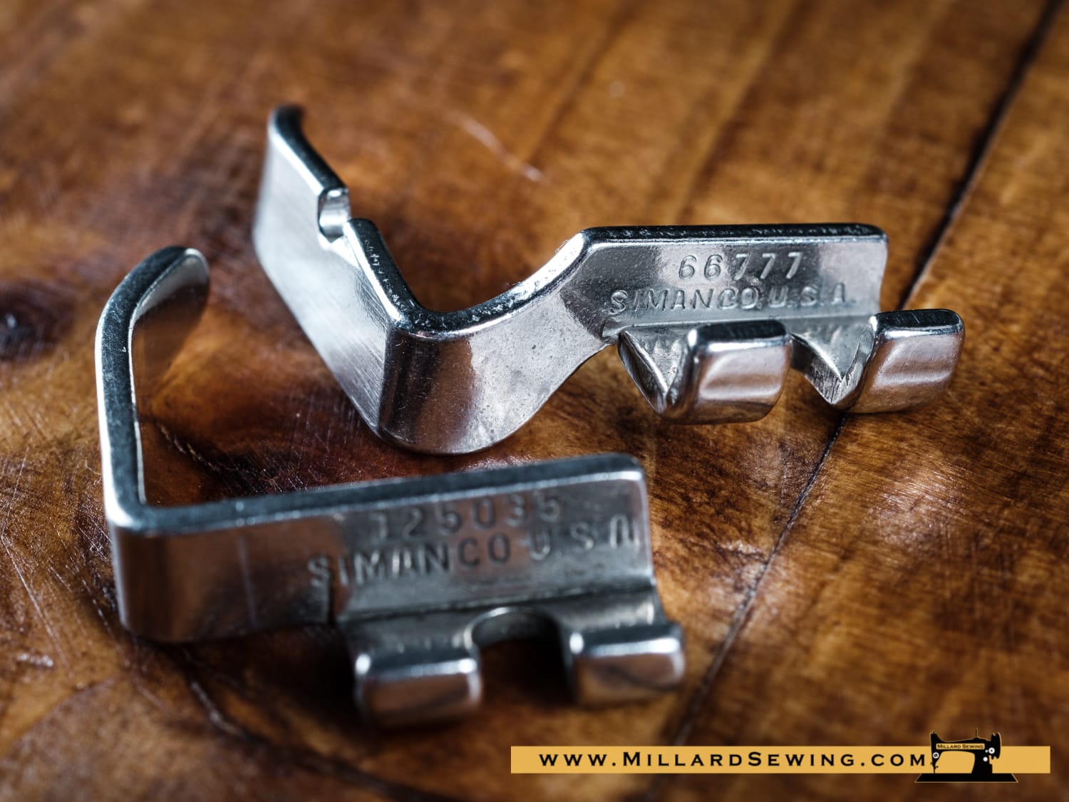 Cording Feet Pair by Simanco for Singer Sewing Machines - Image 2