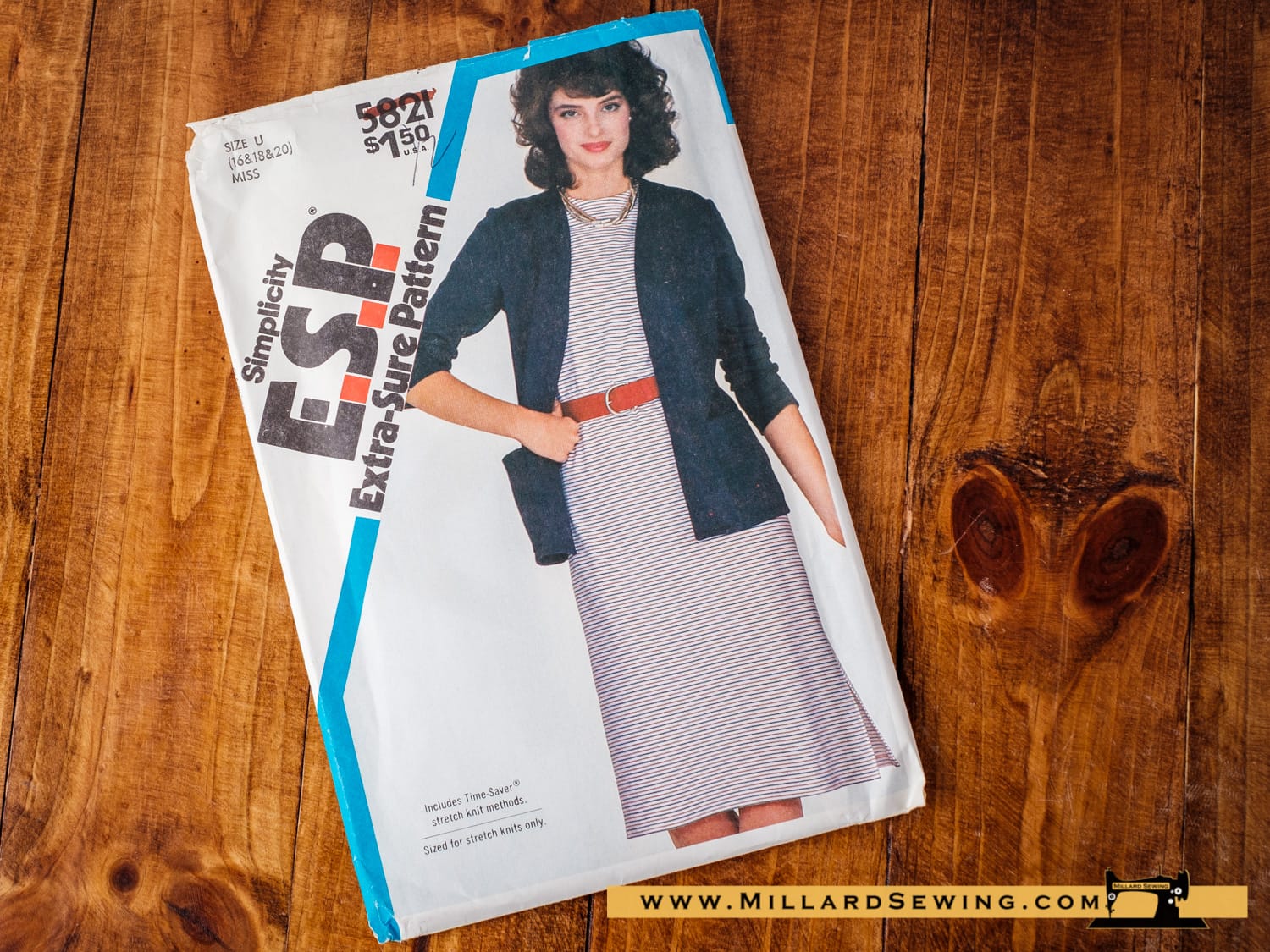 Simplicity 5821 ESP - Extra Sure Pattern Misses's Dress & Jacket