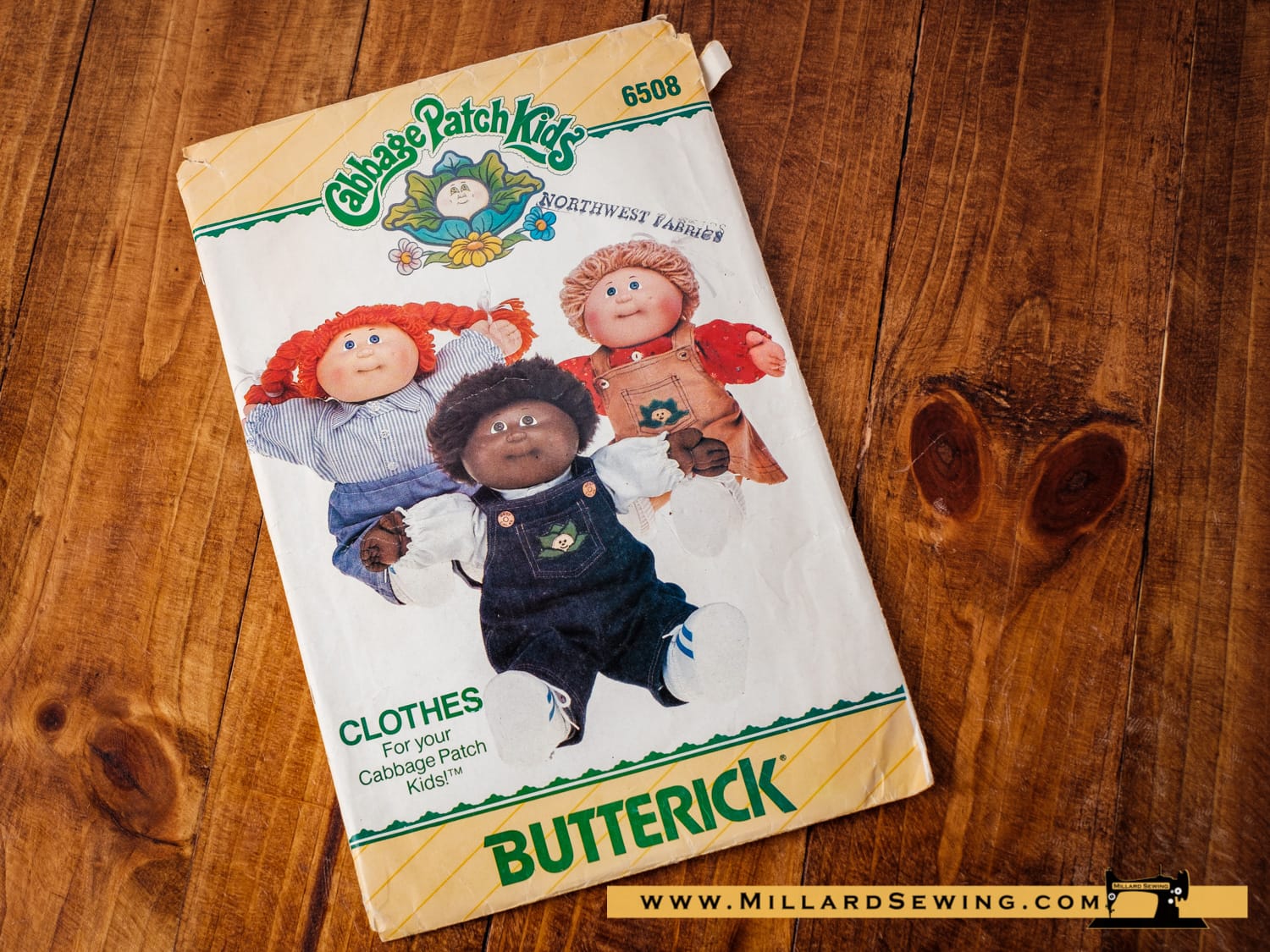 Butterick 6508 Cabbage Patch Kids Clothes Overalls, Jumper, Jeans – Millard  Sewing Center, image size:1500x1125