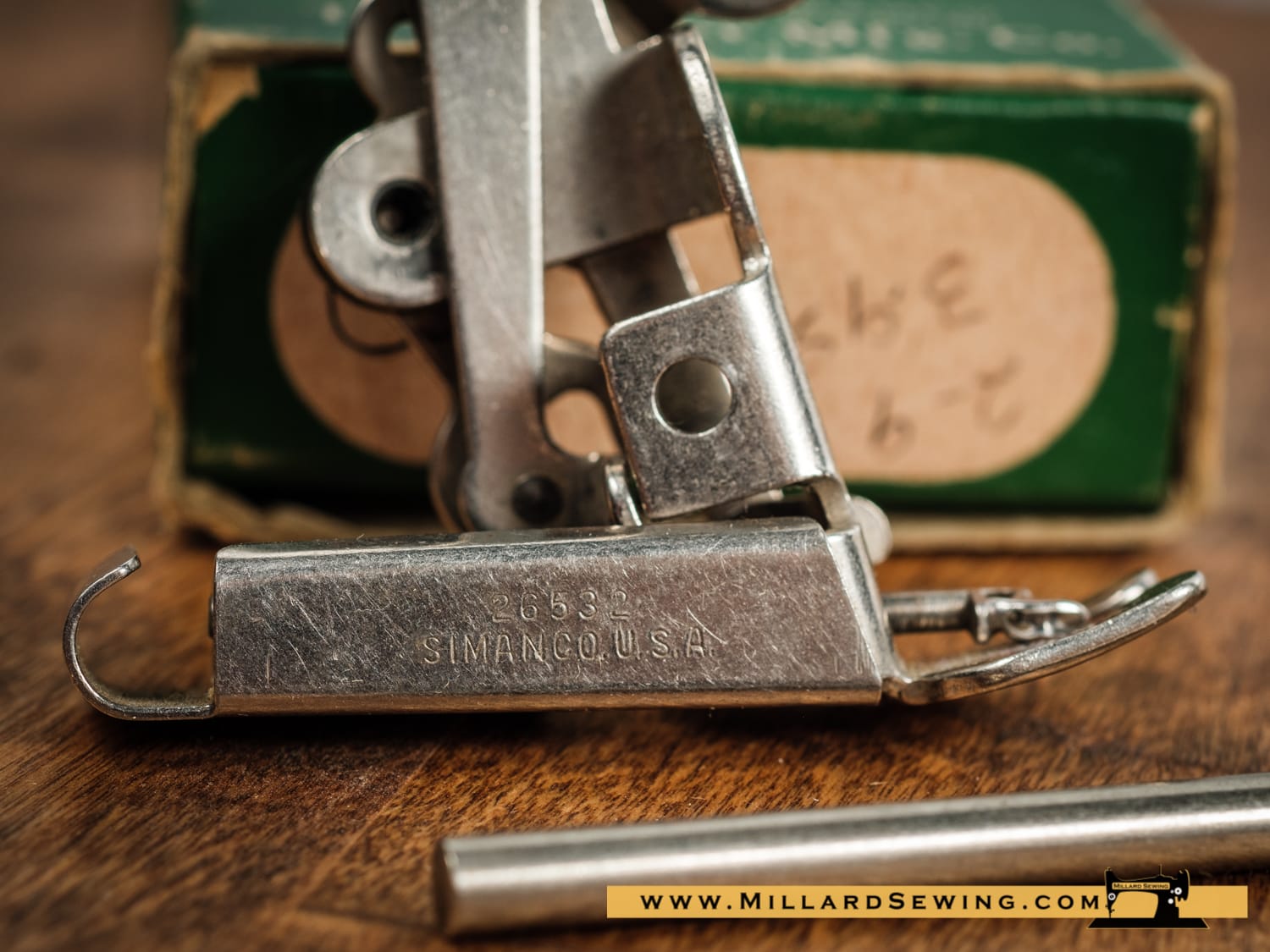 Embroidery Attachment (Single Thread) by Singer for Low Shank/Vertical Needle Sewing Machine, Simanco #26538 - Image 6