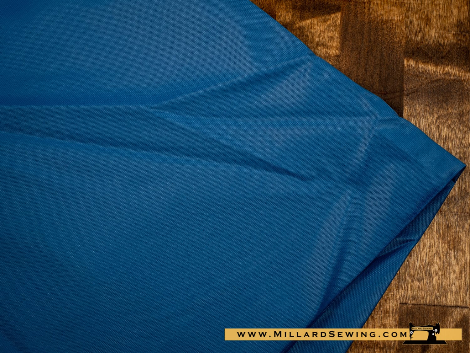 Remnant (Satin) Blue Satin Colored Fabric (4 yds)