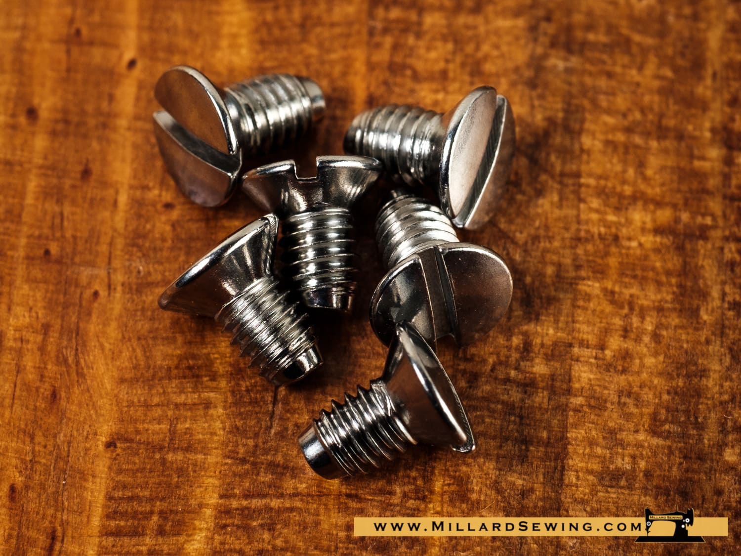 Needle Plate Screw for Bernette, EverSewn, Necchi, & Singer Sewing Machines